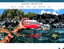 Tablet Screenshot of kauaijuiceco.com